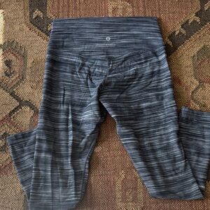 lululemon athletica Black and Gray Leggings